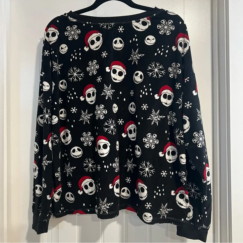 The Nightmare Before Christmas Black White‎ 2 Piece Pajamas Set. Size 2X. - Picture 5 of 14